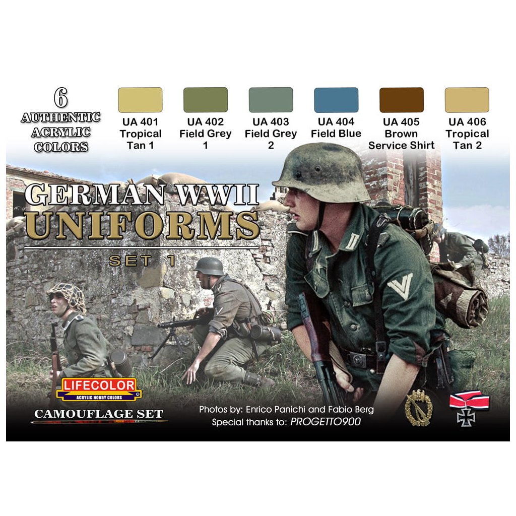 65146 set barev lifecolor cs04 german wwii uniforms set barev1