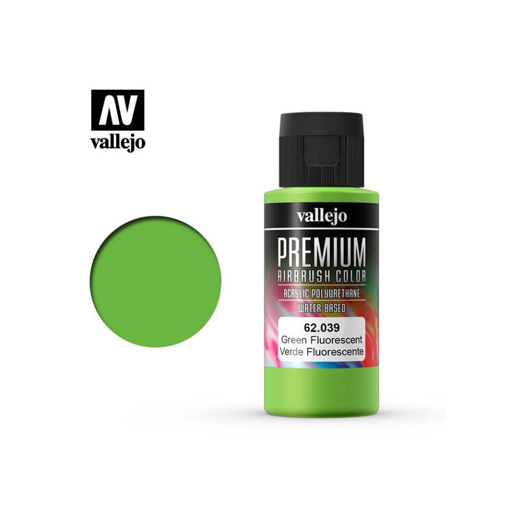 65470 vallejo premium color 62039 fluorescent green 60ml