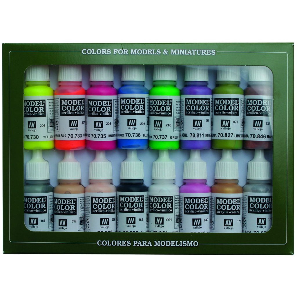 65635 vallejo model color 16 color set 70112 wargame special 16
