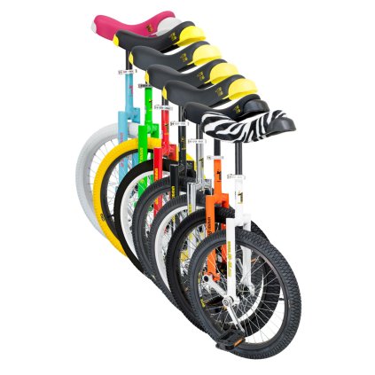 Monociclu Luxus 406mm 20" (Qu-Ax) (Culoare Bílá)