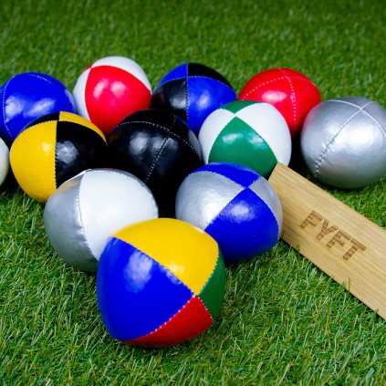 Minge de jonglerie pentru antrenament 65mm (Culoare Zelená)