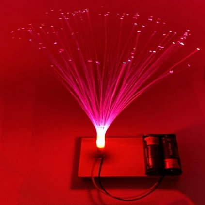 54783 5 lampicka s optickymi vlakny verze 2 elektronicka stavebnice