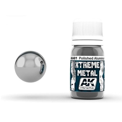 63976 ak ak481 xtreme metal polished aluminium 30ml