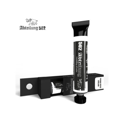 64012 1 abteilung 502 oil color abt001 snow white 20ml tube