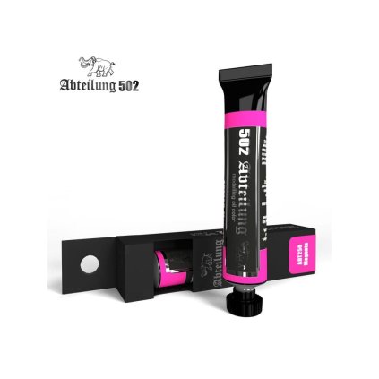 64108 1 abteilung 502 oil color abt250 magenta 20ml tube