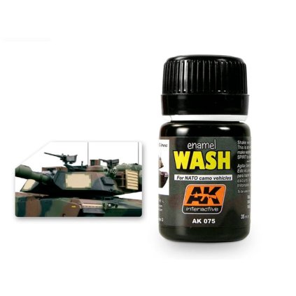 64180 ak weathering ak075 wash for nato vehicles 35ml