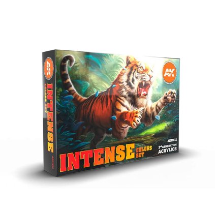 64282 ak acrylics 3gen set ak11612 intense colors set 6x17ml