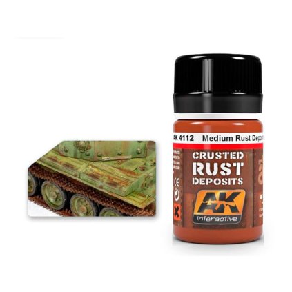 64438 ak weathering ak4112 medium rust deposit 35ml