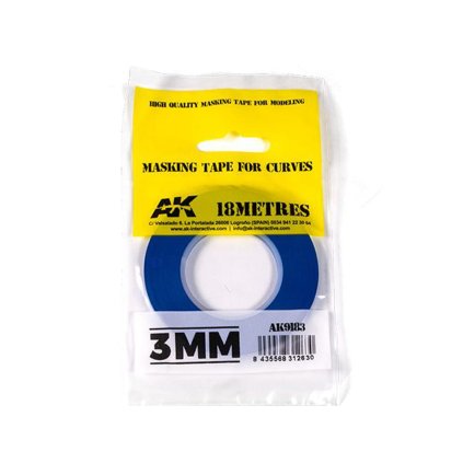 64561 ak ak9183 blue masking tape for curves 3mm