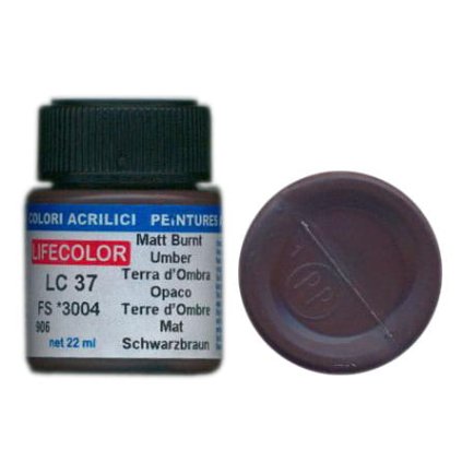 65188 barva lifecolor lc37 basic matt burnt umber