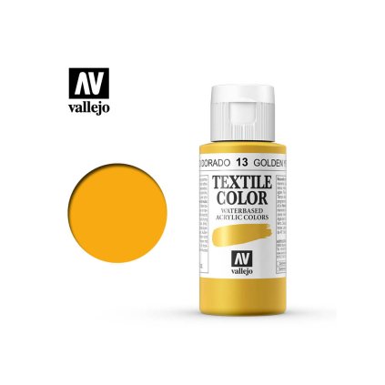 65341 vallejo textile color 40013 golden yellow 60ml