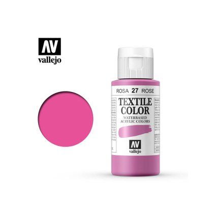 65362 vallejo textile color 40027 rose 60ml