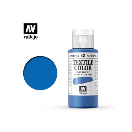 65368 vallejo textile color 40042 marine blue 60ml