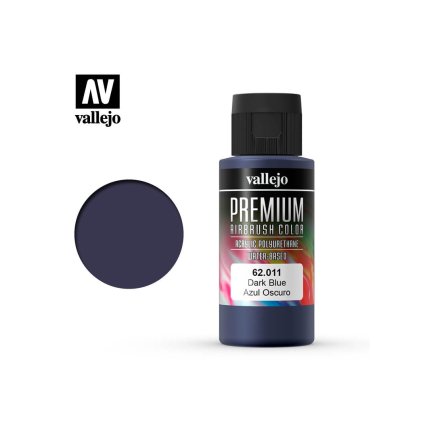 65440 vallejo premium color 62011 dark blue 60ml