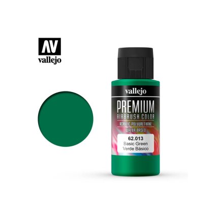 65443 vallejo premium color 62013 basic green 60ml