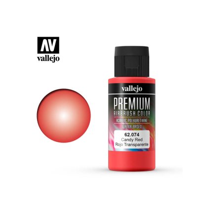 65506 vallejo premium color 62074 candy red 60ml