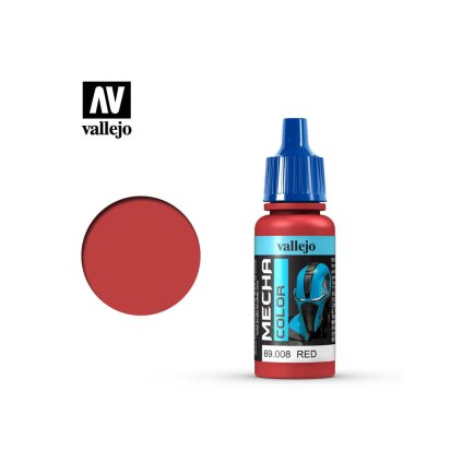 65542 vallejo mecha color 69008 red 17ml