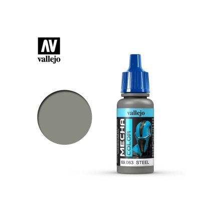 65593 vallejo mecha color 69063 steel 17ml