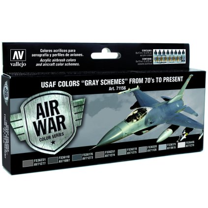 65677 vallejo model air usaf set 71156 usaf colors grey schemes 8
