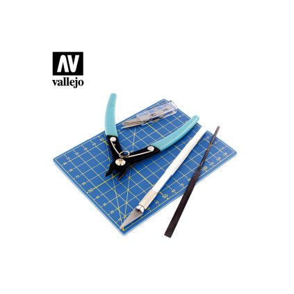 65881 vallejo t11001 plastic modelling tool set 9ks