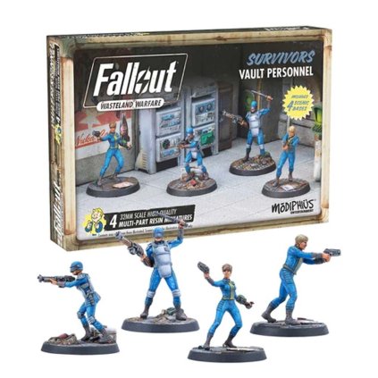 Fallout: Wasteland Warfare - Supraviețuitori: Personalul Vault - RO (Modiphius)