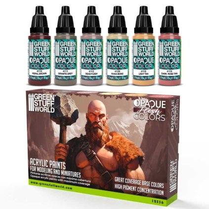 set vopsele opace culori carne