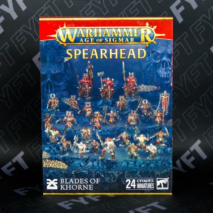 66904 warhammer age of sigmar spearhead blades of khorne