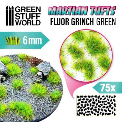 fluor marțian tufts fluor grinch verde