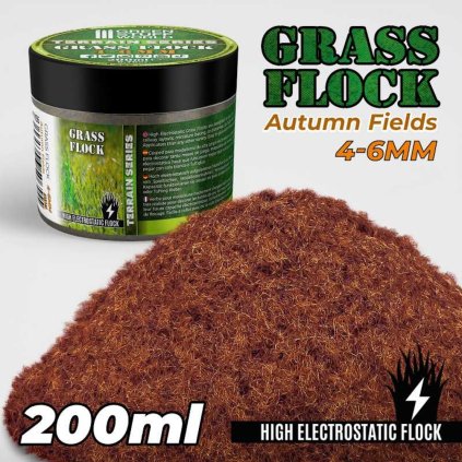 iarbă statică flock 4 6mm câmpuri de toamnă 200 ml