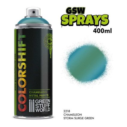 spray colorshift chameleon storm surge verde 400ml