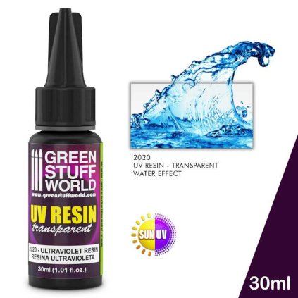 rășină uv 30ml efect de apă