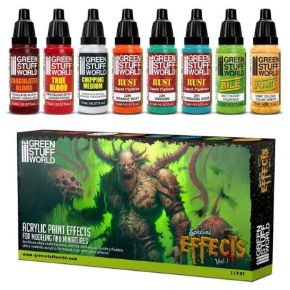 set de vopsea efecte speciale vol 1