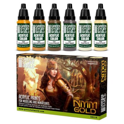 Set de vopsele - NMM Gold (Green Stuff World)