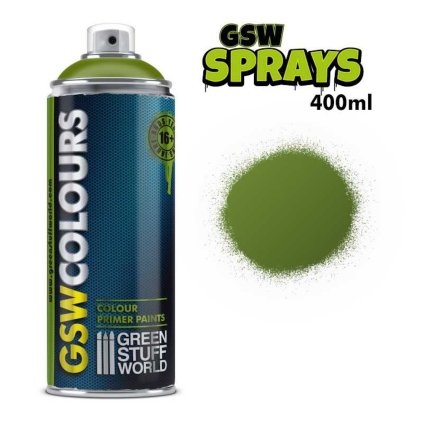 spray grund culoare verde mat 400ml