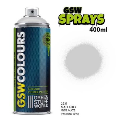 grund spray culoare gri mat 400ml