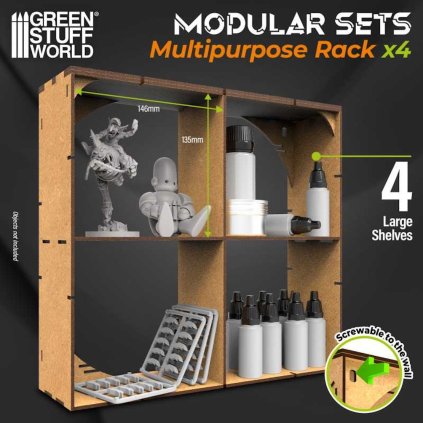 raft multifuncțional mdf x4