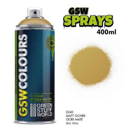 spray grund culoare ocru mat 400ml