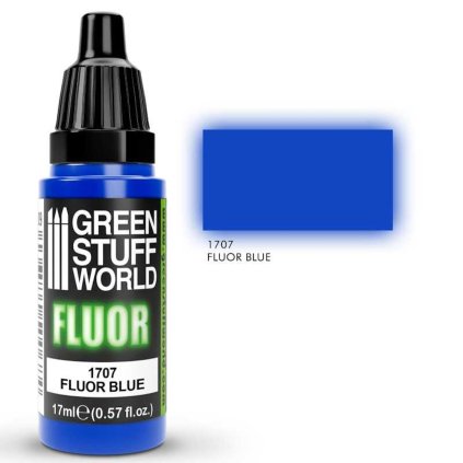 vopsea fluor albastru