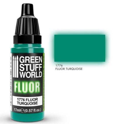 fluor vopsea turcoaz