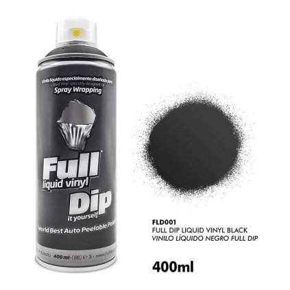 spray lichid negru pentru vinil 400ml 11zon