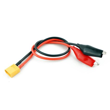 73531 2 konektor xt60 male na krokodylky 14awg 30cm