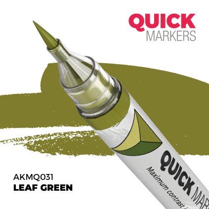 87832 leaf green quick marker modelarsky fix akmq031 ak interactive