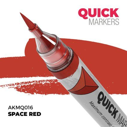 87787 space red quick marker modelarsky fix akmq016 ak interactive