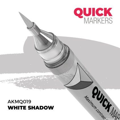 87796 white shadow quick marker modelarsky fix akmq019 ak interactive