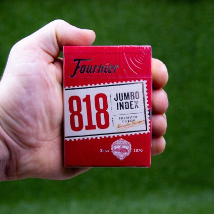 Fournier 818 Jumbo Index - cărți de poker (Culoare Modrá)