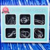 3089 1 sada 6 hlavolamu alloy puzzles