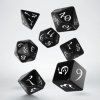 5234 1 classic rpg black white dice set 7 kostek