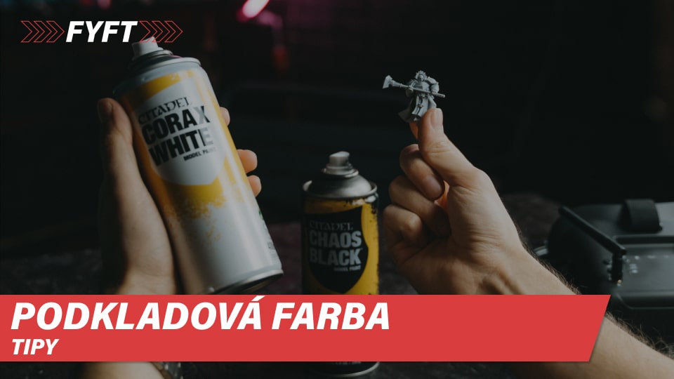 Farbenie miniatúr – podkladová farba