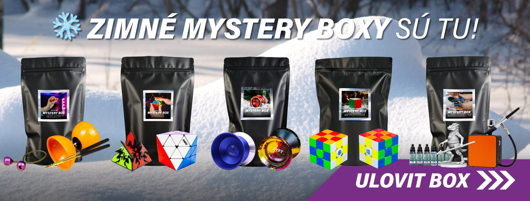 Mystery boxy zima