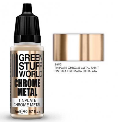 Chrome Paint - Tinplate 17ml (Green Stuff World)